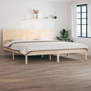 vidaXL tömör fenyőfa ágy matrac nélkül 200 x 200 cm