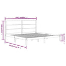 vidaXL fekete tömör fenyőfa ágykeret 200 x 200 cm