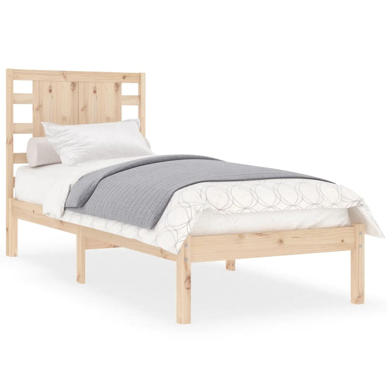 vidaXL tömör fenyőfa ágy matrac nélkül 90 x 200 cm