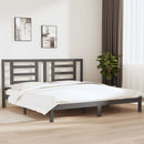 vidaXL szürke tömör fenyőfa ágykeret 200x200 cm