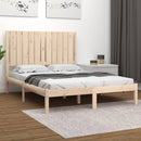vidaXL tömör fenyőfa ágykeret ágy matrac nélkül 120 x 200 cm