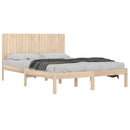 vidaXL tömör fenyőfa ágy matrac nélkül 200 x 200 cm