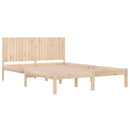vidaXL tömör fenyőfa ágy matrac nélkül 200 x 200 cm