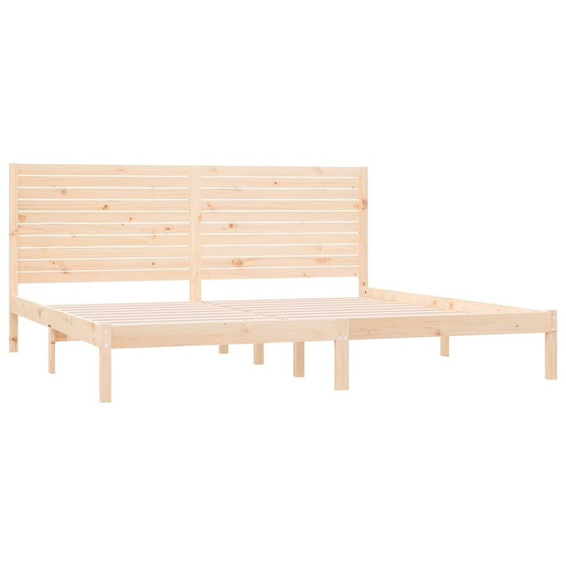 vidaXL tömör fa ágykeret 200 x 200 cm