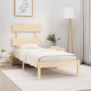vidaXL Small Single tömör fa ágykeret 75 x 190 cm