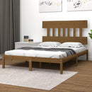 vidaXL mézbarna tömör fa ágykeret 200 x 200 cm