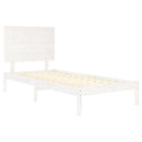vidaXL fehér tömör fenyőfa ágy matrac nélkül 100 x 200 cm