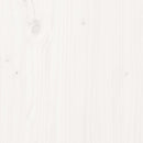 vidaXL King Size fehér tömör fa ágykeret 150 x 200 cm