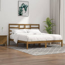 vidaXL mézbarna tömör fa ágykeret 200 x 200 cm