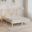 vidaXL tömör fa ágykeret matrac nélkül 120 x 200 cm