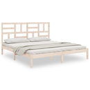 vidaXL tömör fa ágykeret matrac nélkül 200 x 200 cm