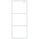 vidaXL ezüstszínű átlátszó ESG üveg zuhanyfal 80 x 195 cm