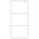 vidaXL ezüstszínű átlátszó ESG üveg zuhanyfal 90 x 195 cm
