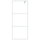 vidaXL fehér átlátszó ESG üveg zuhanyfal 80x195 cm