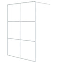 vidaXL fehér átlátszó ESG üveg zuhanyfal 140 x 195 cm