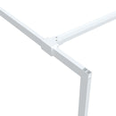 vidaXL fehér átlátszó ESG üveg zuhanyfal 140 x 195 cm