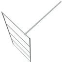 vidaXL ezüstszínű átlátszó ESG üveg zuhanyfal 80 x 195 cm