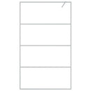 vidaXL ezüstszínű átlátszó ESG üveg zuhanyfal 115x195 cm