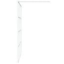 vidaXL fehér átlátszó ESG üveg zuhanyfal 140 x 195 cm