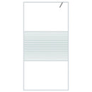 vidaXL fehér átlátszó ESG üveg zuhanyfal 100 x 195 cm