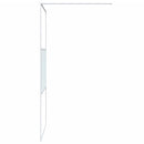 vidaXL fehér átlátszó ESG üveg zuhanyfal 100 x 195 cm