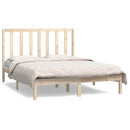 vidaXL tömör fenyőfa ágy matrac nélkül 135 x 190 cm