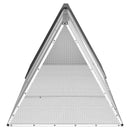 vidaXL antracit színű horganyzott acél nyúlketrec 302,5 x 80,5 x 71 cm