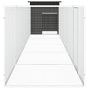 vidaXL antracitszürke horganyzott acél csirkeketrec 600 x 91 x 100 cm