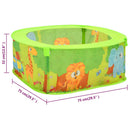 vidaXL labdatenger gyerekeknek 300 labdával 75 x 75 x 32 cm
