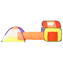 vidaXL többszínű gyerekjátszósátor 250 labdával 338 x 123 x 111 cm