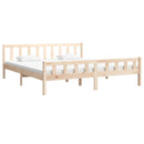 vidaXL tömör fa ágykeret matrac nélkül 160 x 200 cm