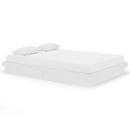 vidaXL fehér tömör fa ágykeret 140x200 cm