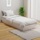 vidaXL Small Single fehér tömör fa ágykeret 75 x 190 cm