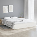 vidaXL King Size fehér tömör fa ágykeret 150 x 200 cm