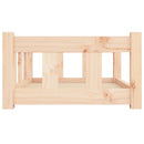 vidaXL tömör fenyőfa kutyaágy 65,5 x 50,5 x 28 cm