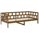 vidaXL mézbarna tömör fenyőfa kanapéágy 80x200 cm