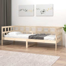 vidaXL tömör fenyőfa kanapéágy 90 x 190 cm