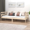 vidaXL tömör fenyőfa kanapéágy 90 x 190 cm