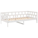 vidaXL fehér tömör fenyőfa kanapéágy 90 x 190 cm