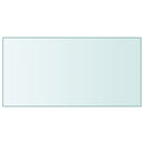 vidaXL átlátszó edzett üveg asztallap 50 x 100 cm