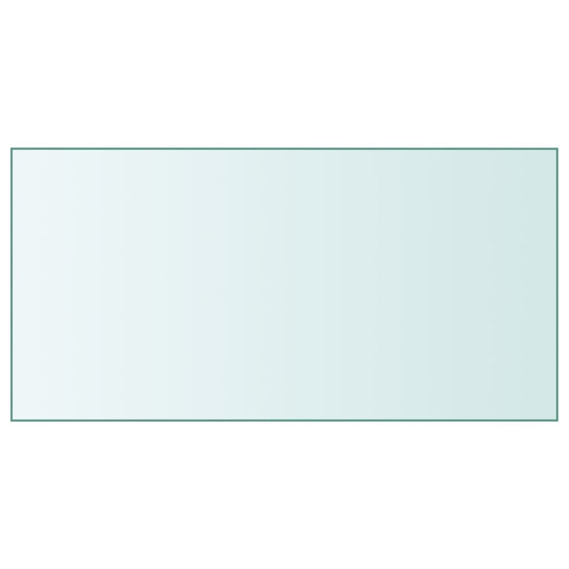 vidaXL átlátszó edzett üveg asztallap 50 x 100 cm