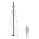vidaXL kúp alakú karácsonyfa 1400 kék LED-del 160x500 cm