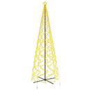 vidaXL kúp alakú karácsonyfa 1400 meleg fehér LED-del 160 x 500 cm