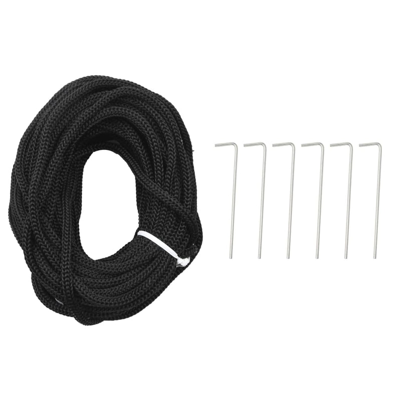 vidaXL karácsonyfa zászlórúdon 108 hideg fehér LED-del 180 cm