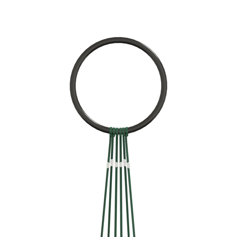 vidaXL karácsonyfa zászlórúdon 108 hideg fehér LED-del 180 cm