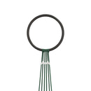 vidaXL karácsonyfa zászlórúdon 108 kék LED-del 180 cm