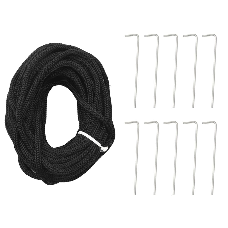 vidaXL karácsonyfa zászlórúdon 310 színes LED-del 300 cm