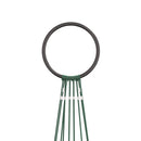 vidaXL karácsonyfa zászlórúdon 310 színes LED-del 300 cm