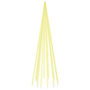 vidaXL karácsonyfa zászlórúdon 732 meleg fehér LED-del 500 cm