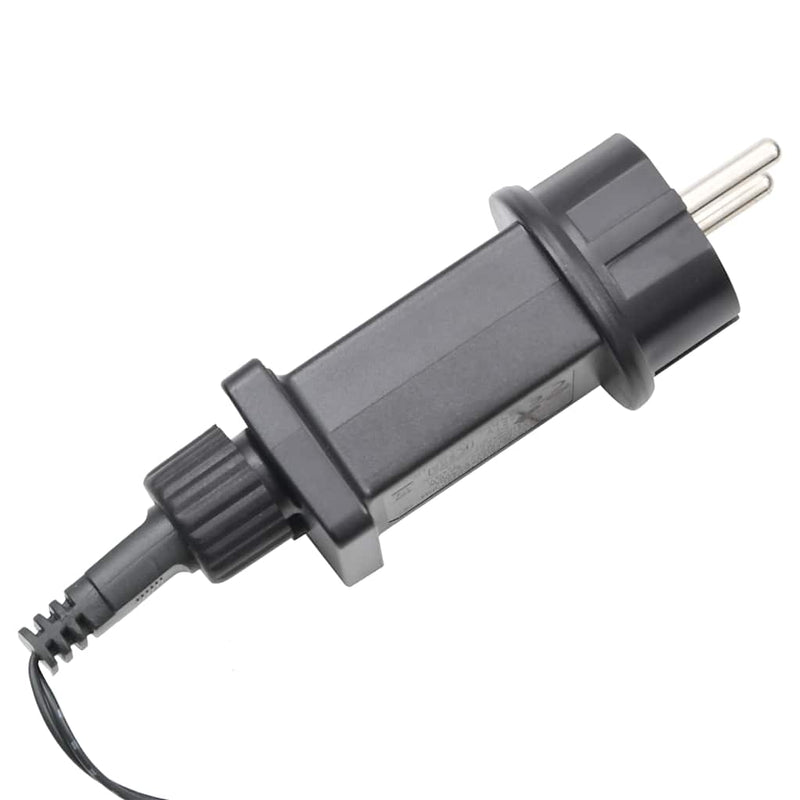 vidaXL karácsonyfa zászlórúdon 732 meleg fehér LED-del 500 cm